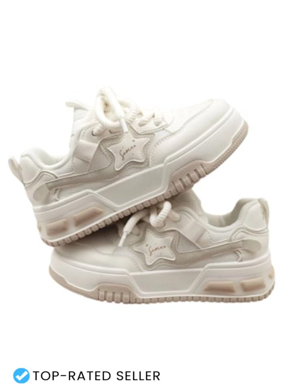 Platform Chunky Walking Sneakers Comfortable Y2K Aesthetic Travel Outdoor